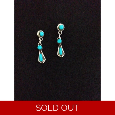 Silver and Turquoise earrings